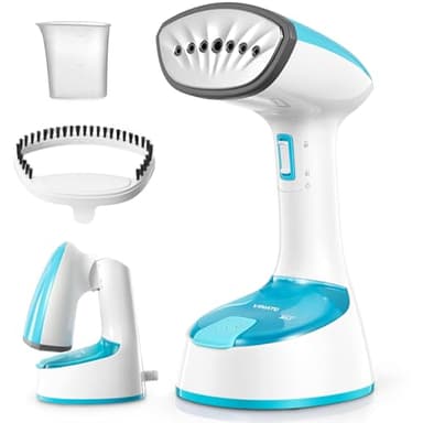 VINATO Defroisseur Vapeur, Defroisseur 1400 Watts, Fer Vertical et Horizontal, Chauffage Rapide, élimination Rapide des Plis, Idéal pour les Voyages et la Maison