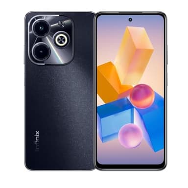 Infinix Hot 40i (RAM : 4 + 4 Go, ROM : 128 Go), écran HD+ de 6,6 pouces, caméra arrière double AI 50 MP, caméra frontale cristalline de 32 MP, batterie 5000 mAh avec charge rapide de 18 W - Couleur