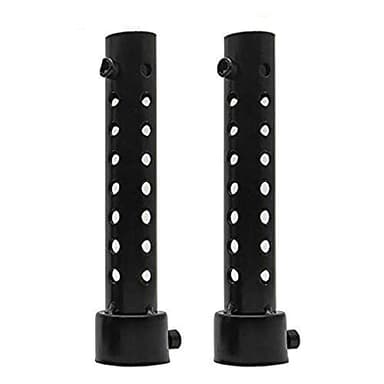 TOTMOX 2 x 35MM silencieux d'échappement de moto universel Le silencieux de moto peut insérer un silencieux à déflecteur, DB Killer noir