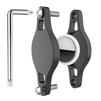 Universel Support vélo antivol pour Apple Airtag, GPS Protection Contre levol Velo Support Caché sous Le Porte-bidon/Porte-vélo, Airtag Support antivol Velo avec vis de sécurité