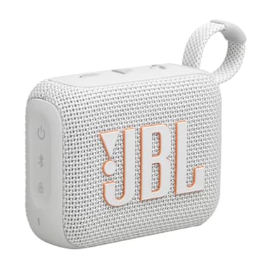 JBL GO 4, Enceinte Bluetooth ultra-portable, son JBL Pro, basses percutantes, 7 heures d'autonomie, fonction Playtime Boost, résistante à l'eau et à la poussière IP67, gris