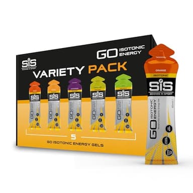 Science in Sport GO Gel Sport Énergétique Isotonique 5 x 60ml Vegan - 22g de Glucides, Bon Fournisseur d'Énergie, Alternative Optimale aux Boissons Isotoniques