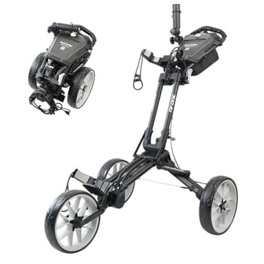 Newfly Chariot de Golf à Trois Roues Compact Ultra - léger Taille Pliante Minimale