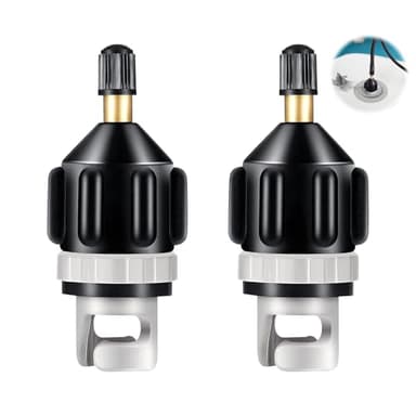 2 Pièces Adaptateur de Pompe, Adaptateur de Pompe Sup Adaptateur Pompe Kayak Embout Adaptateur de Valve SUP Adaptateur Gonfleur Paddle pour Planche Surf Planche à Pagaie Kayak Dériveur Lit Gonflable