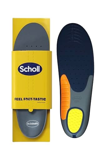 Dr. Scholl's Semelles Extra Renforcées chaussures Hommes - Conçues pour les hommes de plus de 90 kg ou pieds larges - Absorption des Chocs - Soutien la Voûte Plantaire -Taille 40 à 46,5-1 Paire