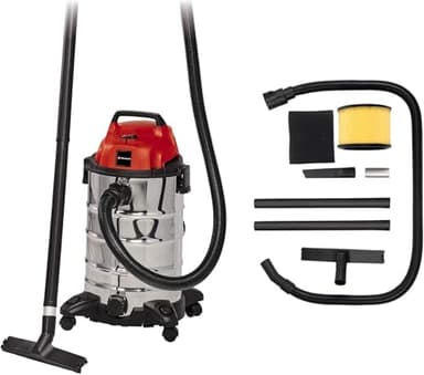 Einhell Aspirateur eaux et poussières TC-VC 1930 S (1500 W, Cuve 30L, Livré avec accessoires)