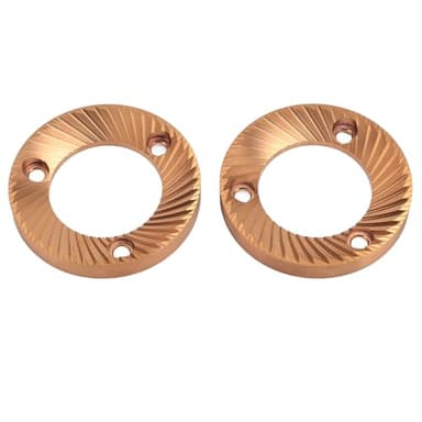 Meules Plates de Moulin à Café, 64mm avec Revêtement en Nitrure de Carbone, Haute Uniformité, Compatible avec DF64 DF64P DF64E DF64V E5P E6P E37J, Lot de 2