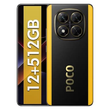 XIAOMI Poco X7 Smartphone 12+512 Go, Charge Turbo 45 W, écran incurvé CrystalRes 1.5K 120 Hz AMOLED, caméra Principale 50 MP avec OIS Anti-poussière, IP68, Grande Batterie 5110 mAh - Noir