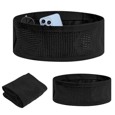 Ceinture Running Multifonctionnel en Tricot Respirant, Ceinture de Course Homme et Femme, Porte Téléphone Course à Pied, Ceintures Sport Running, Running Belt pour Gym et Randonnée