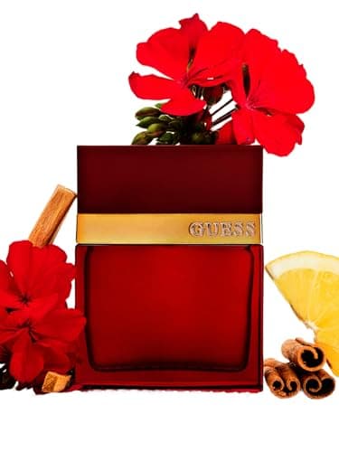 GUESS Seductive Red, Eau de Toilette, Parfum Homme, Oriental Vanille, Parfum Captivant de Longue Durée, 30 ml
