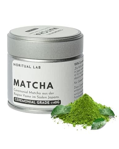 Ceremonial Matcha - Poudre de Matcha pure du Japon - Ceremonial Grade - Thé vert Matcha original - Première récolte - 100% naturel et testé en laboratoire - 40g