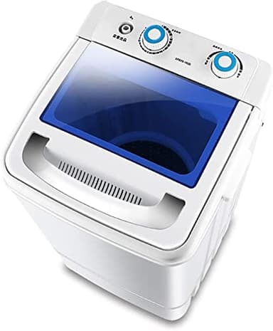 Petite Machine à Laver et sèche-Linge Semi-Automatique écologique Plastique, Meubles 300W, Portable Single Tub 7KG Charge