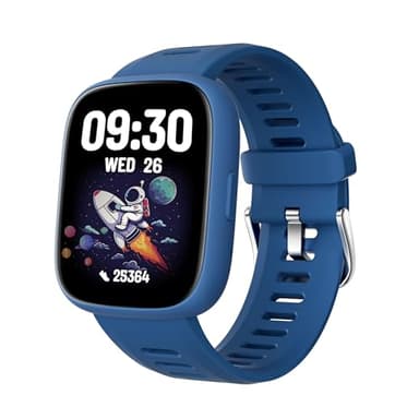 TICTIKY Montre Intelligente pour Enfants avec localisateur GPS (iOS Uniquement), Montre Sportive avec Compteur de Pas et Suivi du Sommeil, étanche IP68, Jeux de réflexion, pour garçons 5-12 Ans