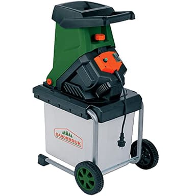Gardebruk® Broyeur de végétaux et Branches Couteaux 3100W électrique Branches 40mm bac 50L broyeur de Jardin déchiqueteur Bois