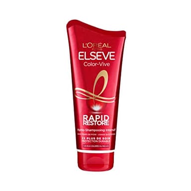 L’ORÉAL PARIS - Après-Shampooing Intensif Rapid Restore - Cheveux Colorés ou Méchés - Efficacité Soin - Protection Couleur Durable - Elseve Color-Vive - 180 ml