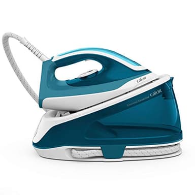 Calor Expresse Essential centrale vapeur 5.2 bars débit de vapeur 120 g/min fonction pressing 280 g/min réservoir d’eau 1,4 L système anti-calcaire mode éco défroissage vertical repassage SV6115C0