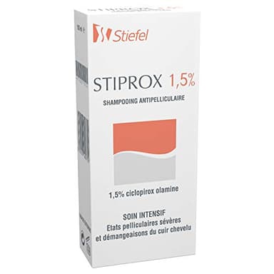Stiproxal Shampooing Antipelliculaire 1,5% Soin Intensif, Elimine Efficacement Les Pellicules et Calme Les Démangeaisons du Cuir Chevelu, 100 ml