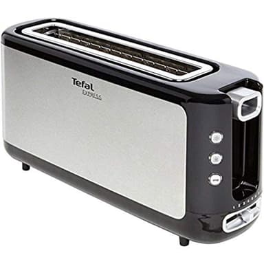 Tefal TL365ETR Grille-Pain Express, Inox/Noir, 37 x 18 x 10 cm