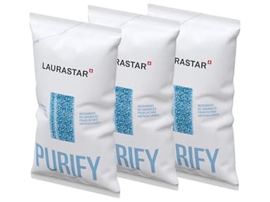 LAURASTAR Filtre anti calcaire 3 recharges granulés filtre S Pure Plus/Xtra, Blue