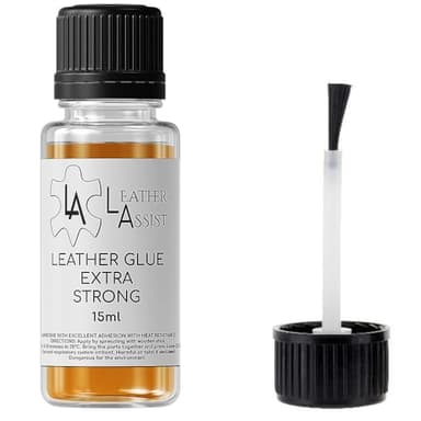 Leather Assist Réparation de colle de cuir adhésive extra forte professionnelle déchire les coupures de cuir