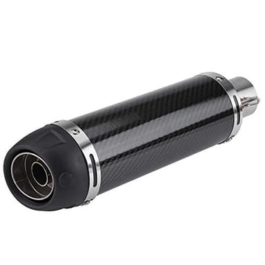 Qiilu 51mm moto universelle modifié tuyau de silencieux d'échappement en fibre de carbone avec DB Killer…