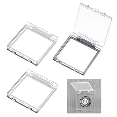 NBEADS 3 Pcs Couvercles D'interrupteurs à Bouton-poussoir, Couvercle de Protection de Bouton Protection de Bouton D'Alimentation Interrupteur pour Ordinateur Lave Vaisselle Bouton D'Ascenseur