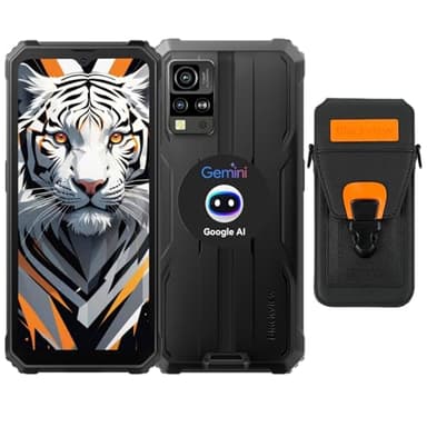 Blackview BV4800 Pro Téléphone Incassable 2025,Téléphone Portable Incassable 12Go+128Go /2To TF, 6.56" HD+, 16MP+8MP, NFC/Fingerprint/Face ID/OTG/GPS/4G Dual SIM Smartphone 2 Ans de Garantie-Noir