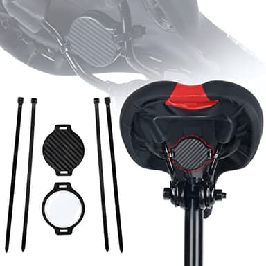 Ainiv Support de Vélo pour Airtag, GPS Protection Contre Levol Velo Support Protection Contre Les Projections d'eau Caché sous Porte-vélo pour Airtags Easy Attach to Road Mountain Bicycle
