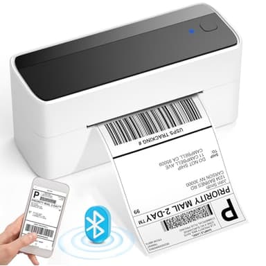 Phomemo Imprimante d'étiquettes Bluetooth 4 x 6 - Imprimante Thermique DHL - Étiquettes d'expédition - Imprimante pour Colis d'expédition - Compatible avec Ebay, Amazon, Etsy, Ups, Wish, Shopify