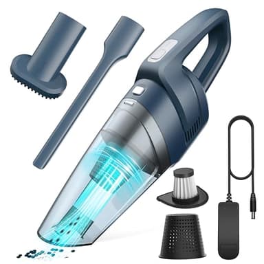 Hangorize Aspirateur Voiture - Aspirateur de Table 120W, Aspirateur à Main 2200mAh avec Sèche Filtre HEPA, Aspirateur sans Fil pour Maison Voiture Bureau Table Canapé