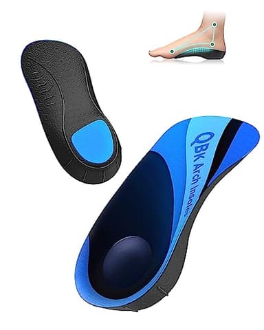 Semelle Talon Douleur, QBK Talonnettes Orthopédiques Talon, Soulagement des Douleurs Pied, Épine Calcanéenne, Pronation, Confortables Unisexe Utilisation Quotidienne M