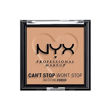 NYX Professional Makeup Poudre Matifiante Can't Stop Won't Stop Mattfying Powder, Fini Mat, Tan