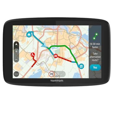 Tomtom GPS Voiture GO 520 (5 Pouces, Cartographie Monde, Trafic, Zones de Danger Via Smartphone)