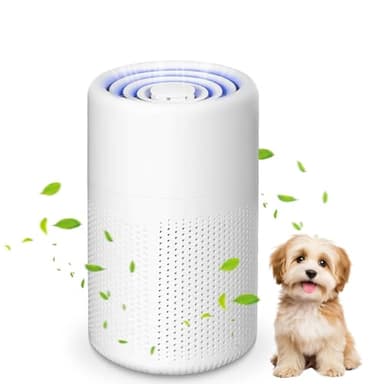 Purificateur d'air Chambre, H13 HEPA Purificateur éliminant de la poussière, de la fumée et des odeurs d'animaux, Air Purifier avec éponge parfumée, Air Purifier HEPA pour Maison Bureau