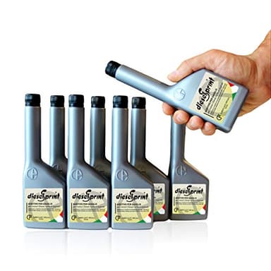 DIESELSPRINT additif multifonction pour les moteurs Diesel - Nettoyant Injecteur Diesel - Produit Décrassant et Lubrifiant pour Décalaminage 1 Litre (8 Flacons de 125 ML)