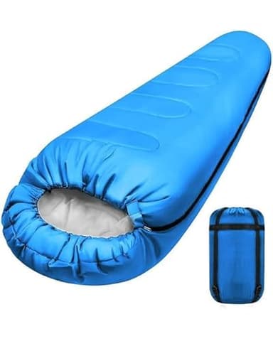 Kemraes - Sac de couchage ultraléger 4 saisons pour une personne, adapté au camping, chaud, léger et imperméable pour une utilisation intérieure et extérieure, pour adolescents et adultes lors de