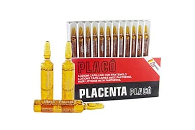 PLACENTA PLACO Ampoules contre la perte de cheveux, traitement intensif, 12 x 10 ml