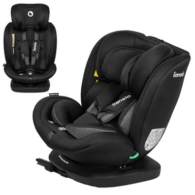 LIONELO Bastiaan I-Size Siège Auto Pivotant à 360° pour les Enfants de 0 à 36 kg et de 40 à 150 cm, Installation Face et Dos à la Route, ISOFIX Sangle TopTether