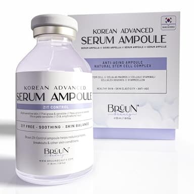 BRÜUN AC - Control Clear and Pure Vita Plus Ampoule - Micro Needling Korean Booster for Face and Body to Use with and without Derma Pen Microneedling Skin Care Serum 1.18 oz