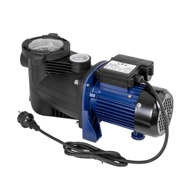Aqualux Pompe Filtration Piscine - Modèle 1/3 - Débit Max 8.4 M³/H - avec Préfiltre Intégré - Couvercle Quick Lock sans Vis - EDG 100517 (À Utiliser avec Un Filtre À Sable Ou À Cartouche)