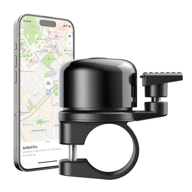 AirBell Pro Sonnette de vélo, avec tracker intégré, pour Apple Localiser mon réseau AirTag Alternative