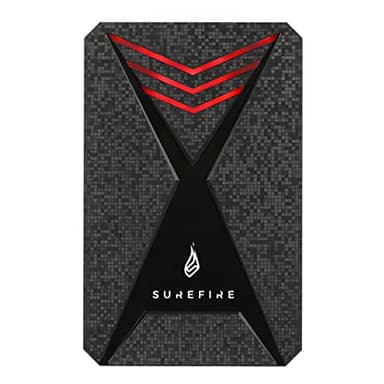 Surefire Gaming SSD 2,5" I 1To I Disque Dur Externe SSD I Adaptateur USB-C I Windows & MacOSx I Vitesses de Lecture/écriture jusqu'à 450 ou 430Mo/s I PC & Playstation & Xbox I Powered by Verbatim