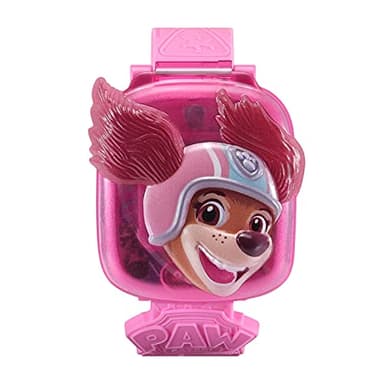 VTech - Pat' Patrouille Le Film, La Montre-Jeu Interactive de Liberty, Montre Enfant à Clapet, Écran Animé, Bracelet Souple, 10 Cadrans, 4 Jeux, Cadeau Enfant de 3 Ans à 7 Ans - Contenu en Français