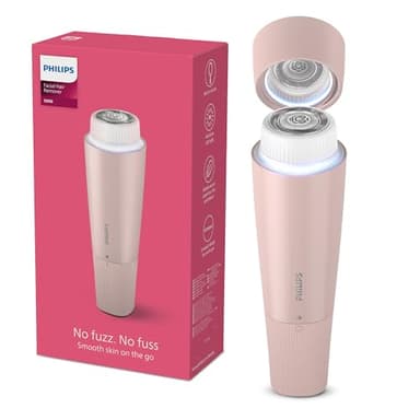 Philips Series 5000 - épilateur visage, épilateur individuel pour femme, sans fil et compact, avec tête hypoallergénique, épilation douce et rapide du visage, retouches faciles, modèle BRR454/00