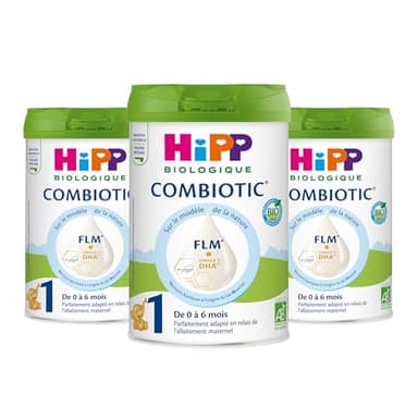 HiPP - Combiotic FLM - Lait 1 Pour Nourrissons - Boîte - 3x800g