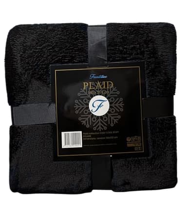 Fanititex Plaid cocooning Polaire - 160x210cm – Ultra Doux & Chaud – Couverture Cocoon Parfaite pour l’Hiver – Idée Cadeau Confort – 6 Couleurs au Choix (Anthracite)