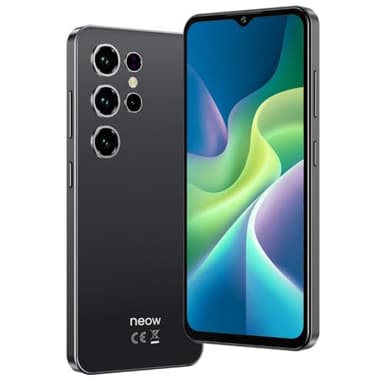 Neow Safe + Smartphone Android 15 4G 128 Go| Écran 6.52" HD+ | Smartphone pour Ado | Applis Scolaires & Ludiques Préinstallées | Contrôle Parental (Noir)