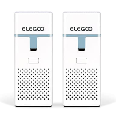 ELEGOO Mini Purificateur d'air avec Filtre à charbon actif pour Impression 3D résine par Imprimante 3D LCD/DLP/MSLA (Lot de 2)