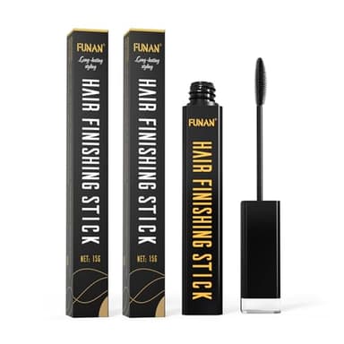 FUNAN Lot de 2 mascaras pour cheveux Flyaway Tamer, bâton de finition des cheveux, gel anti-creasy et effet brillant