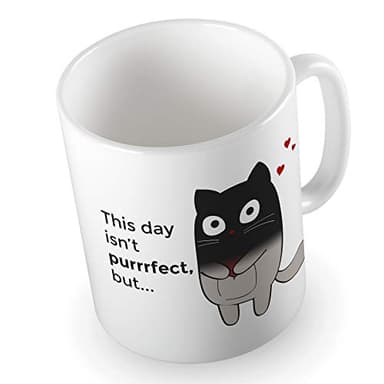 Froster Tasse Magique Chaton, Chat Tasse Sensible a la Chaleur, Tasse change de Couleur, Cadeau pour Saint Valentin